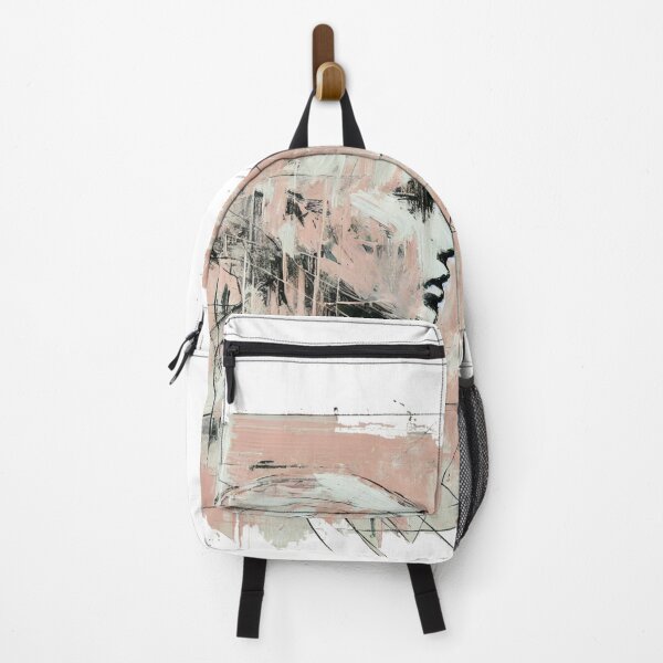 Item preview, Abstract Face Painted in Pastel Pink designed and sold by Blink Art Studio.