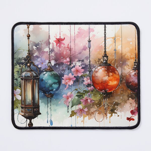 Item preview, Japanese Watercolor - Furin Wind Chimes designed and sold by KootenayDesigns.
