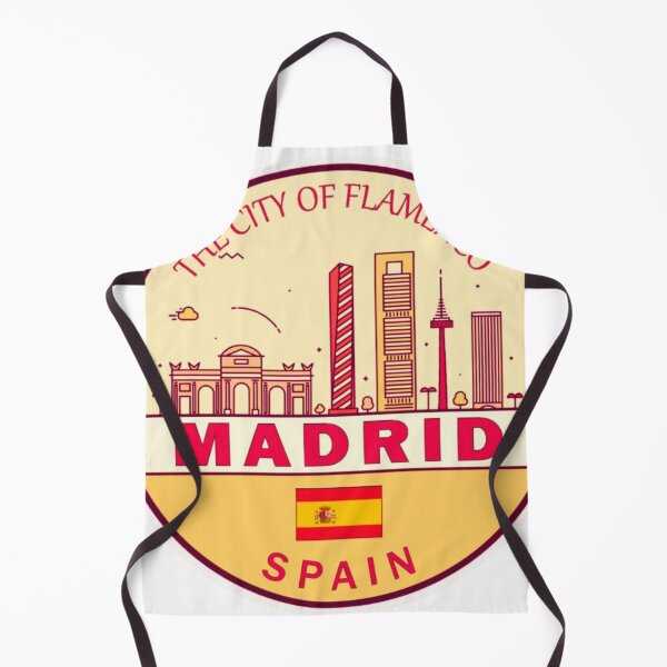 Item preview, Madrid Skyline Art – Iconic Spain Cityscape designed and sold by BubbleSpy.
