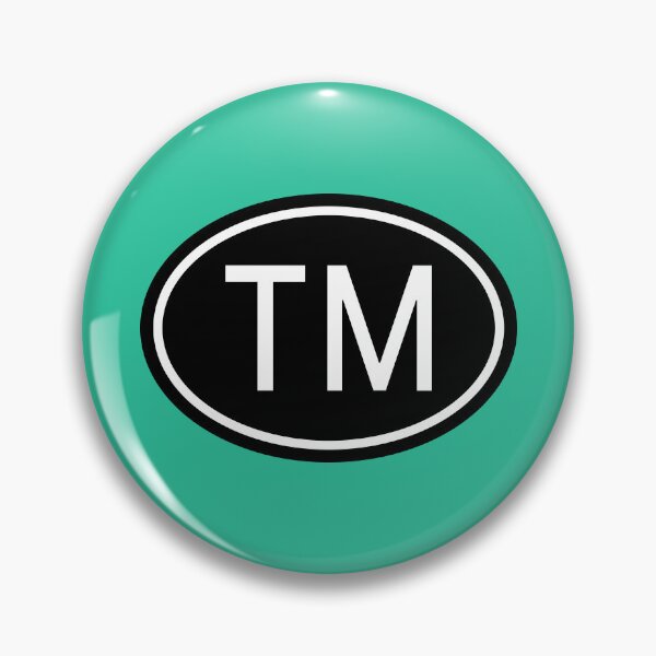 Item preview, TM Initials Monogram Oval White Letters designed and sold by Jeallan Designs.
