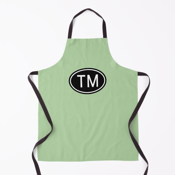 Item preview, TM Initials Monogram Oval White Letters designed and sold by Jeallan Designs.