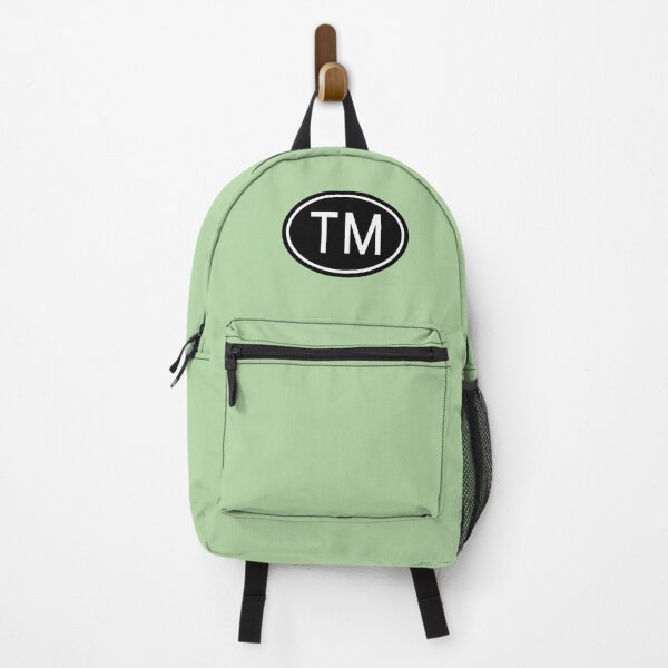 Item preview, TM Initials Monogram Oval White Letters designed and sold by Jeallan Designs.