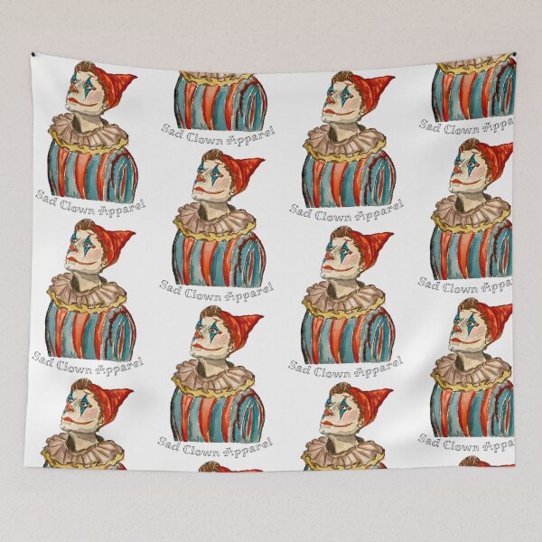 Item preview, Vintage circus clown design  designed and sold by Alicia Perrelli.
