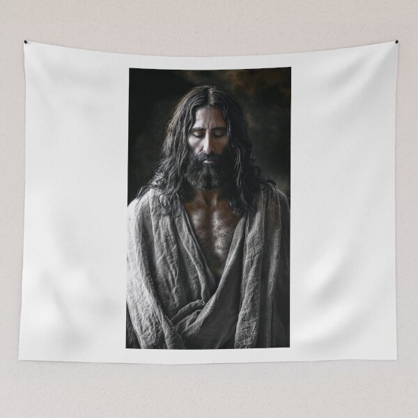 Item preview, CLOSEST to the Shroud so far of Jesus of Nazareth designed and sold by ShroudFaceAI.