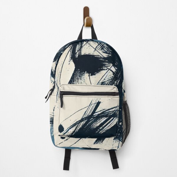 Item preview, Abstract Face in Black and Blue designed and sold by Blink Art Studio.