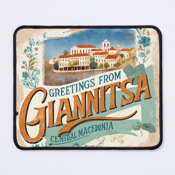 Item preview, Giannitsa Central Macedonia Greece Postcard Vintage Retro Travel Vintage designed and sold by TravelPostcardGems.