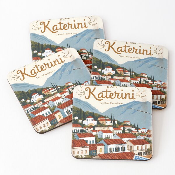 Item preview, Katerini Central Macedonia Postcard Vintage Retro Travel Vintage designed and sold by TravelPostcardGems.