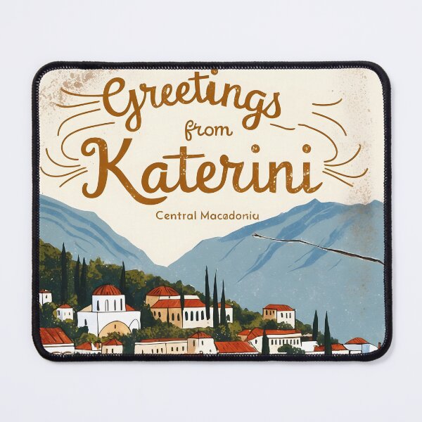 Item preview, Katerini Central Macedonia Postcard Vintage Retro Travel Vintage designed and sold by TravelPostcardGems.