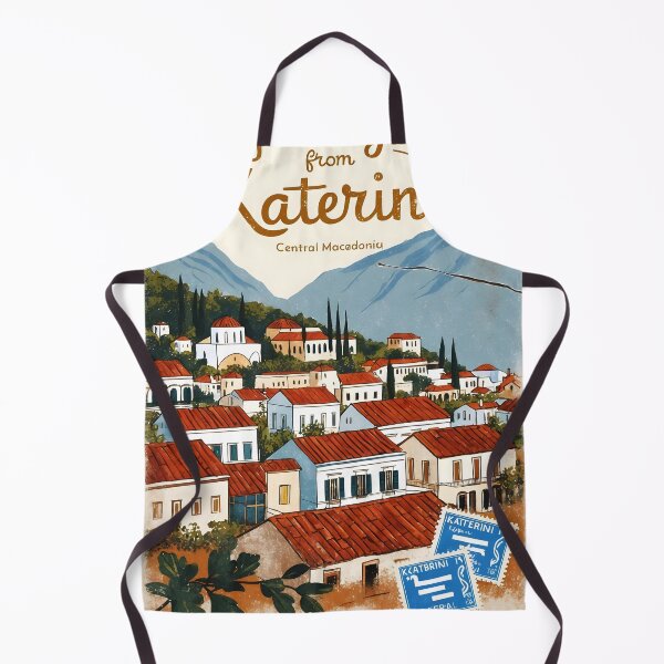 Item preview, Katerini Central Macedonia Postcard Vintage Retro Travel Vintage designed and sold by TravelPostcardGems.