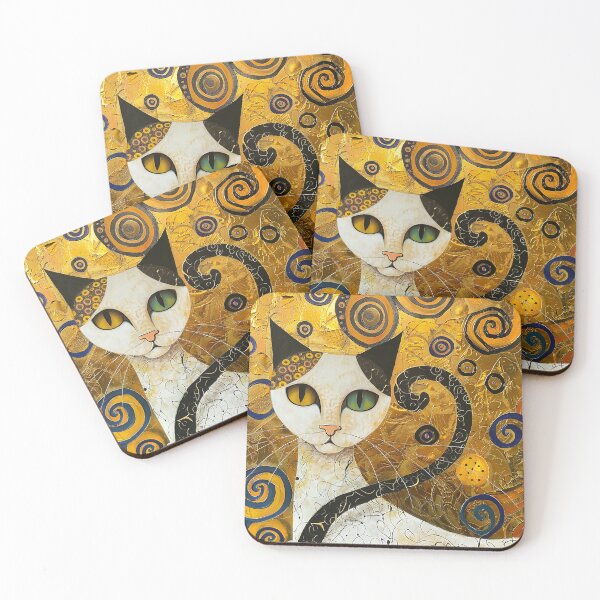 Item preview, Gustav Klimt Cat designed and sold by Leopoldus.