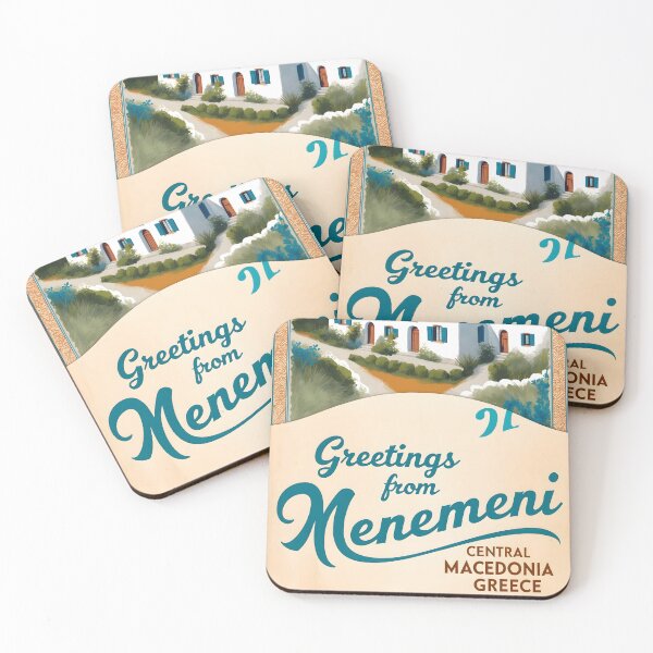 Item preview, Menemeni Central Macedonia Greece Postcard Vintage Retro Travel Vintage designed and sold by TravelPostcardGems.