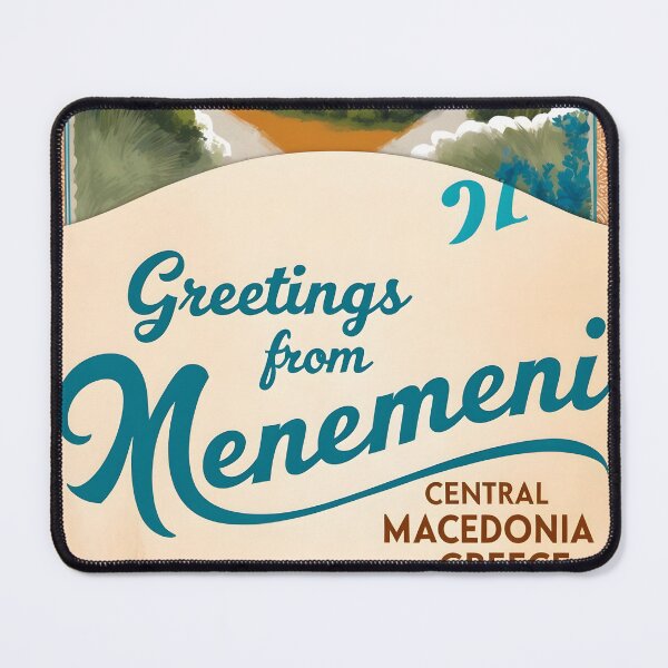Item preview, Menemeni Central Macedonia Greece Postcard Vintage Retro Travel Vintage designed and sold by TravelPostcardGems.