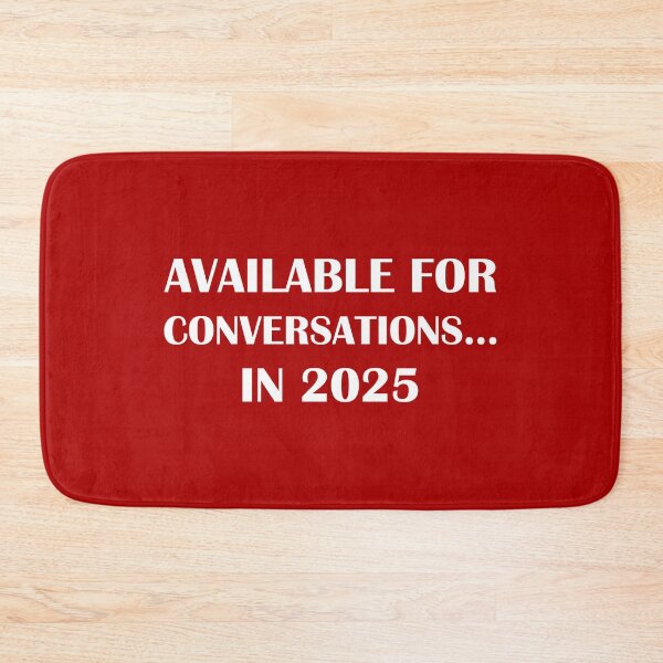 Item preview, Available for Conversations... in 2025 Red Edition / Introvert Joke Funny T-Shirt Label designed and sold by introvertvibes.