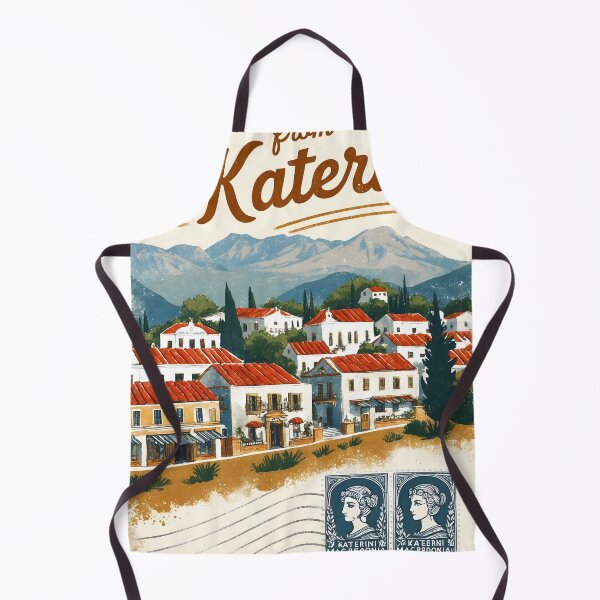 Item preview, Greetings from Katerini Central Macedonia Postcard Vintage Retro Travel Vintage designed and sold by TravelPostcardGems.
