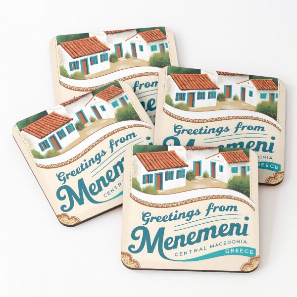 Item preview, Copy of Menemeni Central Macedonia Greece Postcard Vintage Retro Travel Vintage designed and sold by TravelPostcardGems.