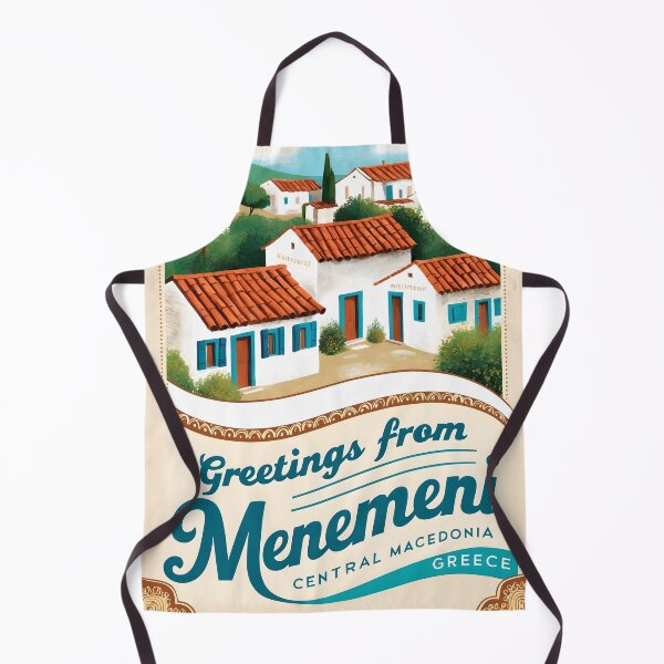 Item preview, Copy of Menemeni Central Macedonia Greece Postcard Vintage Retro Travel Vintage designed and sold by TravelPostcardGems.