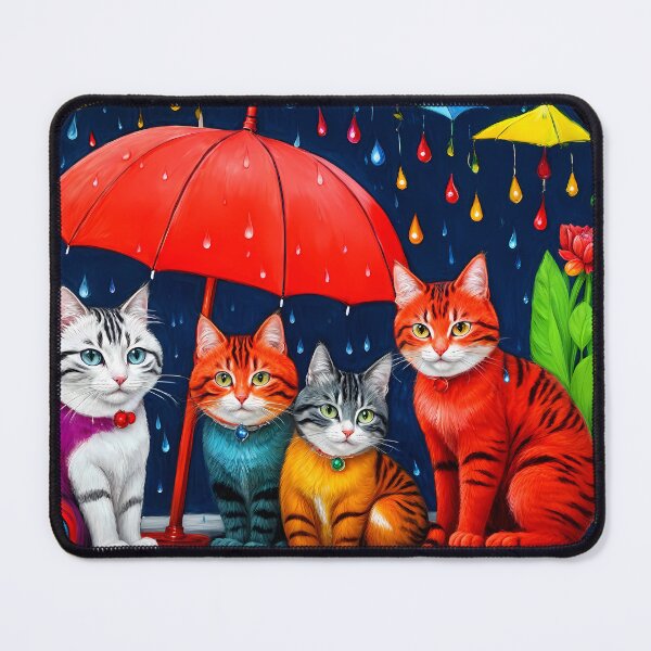 Item preview, Cats in the Rain designed and sold by M-Y-A-R-T-.