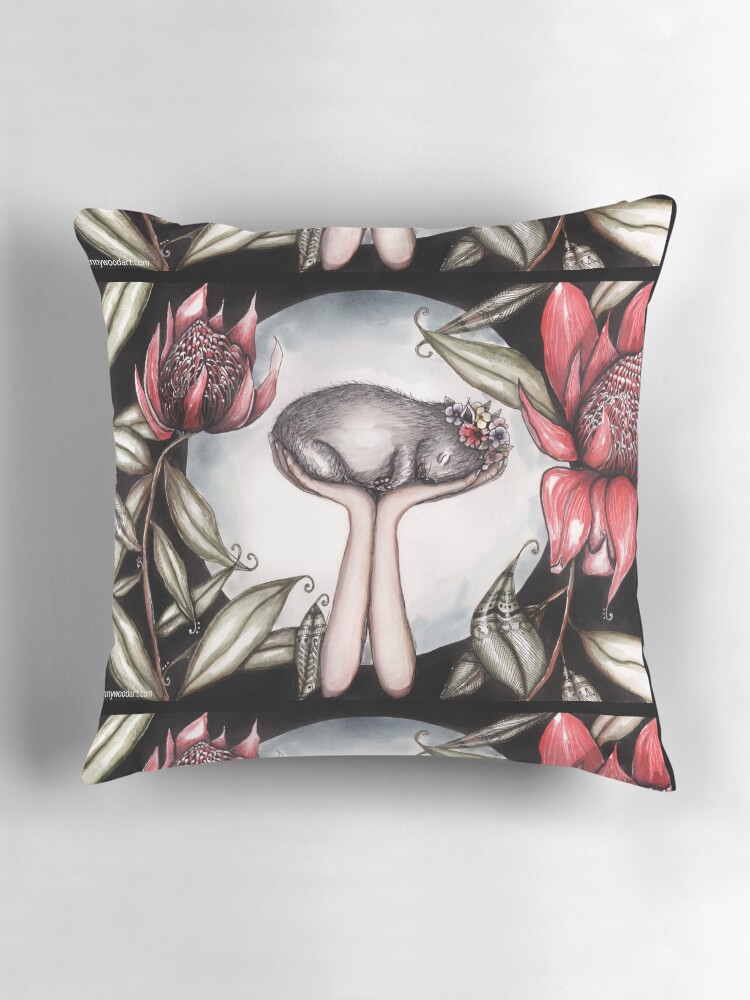 Thumbnail 3 of 4, Pillow, A little piece of Australia designed and sold by dishmoptop.
