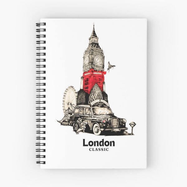 Item preview, London Classic Landmarks Art – Iconic British Cityscape designed and sold by BubbleSpy.