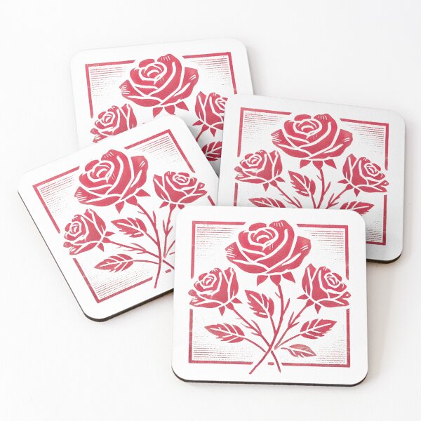 Item preview, Vintage Red Roses designed and sold by Blink Art Studio.