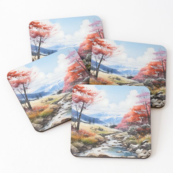 Item preview, Japanese Watercolor - Haguro Yamagata designed and sold by KootenayDesigns.