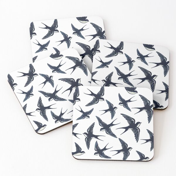 Item preview, Swallows in Flight designed and sold by Blink Art Studio.