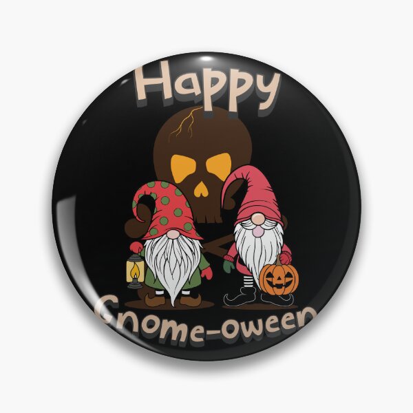 Item preview, Happy Gnome-Oween Lustiger Halloween Spruch designed and sold by LuminOrb.
