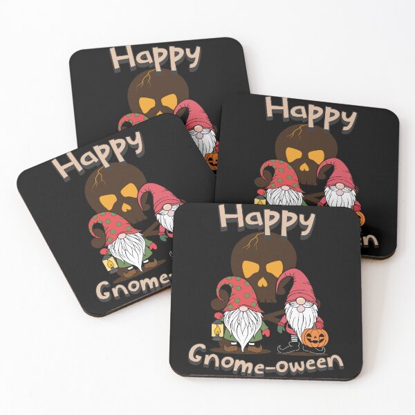 Item preview, Happy Gnome-Oween Lustiger Halloween Spruch designed and sold by LuminOrb.