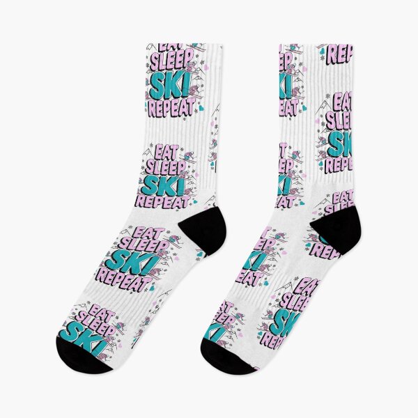 Item preview, Eat Sleep Ski Repeat designed and sold by SzymonC000zyArt.