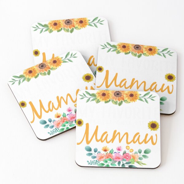 Item preview, My Favorite People Call Me Mamaw Floral Mothers Day designed and sold by Tujzui.