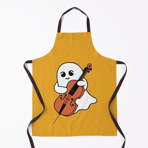 Item preview, Halloween Music Teacher Ghost Playing the cello designed and sold by shirtscom.