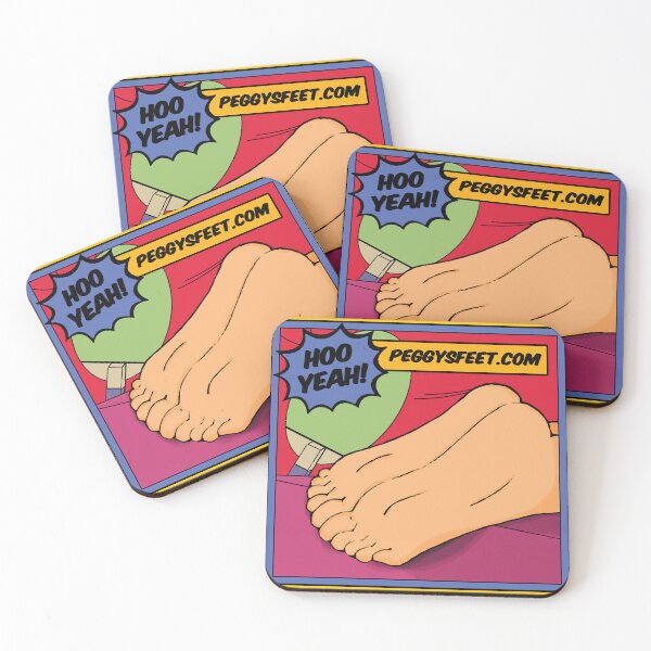 Item preview, Peggys Feet Dot Com Click To Spank Her Feet Hoo Yeah! parody digital illustration design designed and sold by morgan138.