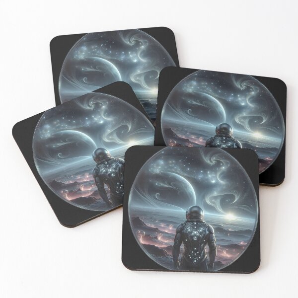 Item preview,  Cosmic Explorer Gazing at Distant Galaxy designed and sold by IllumeInk.
