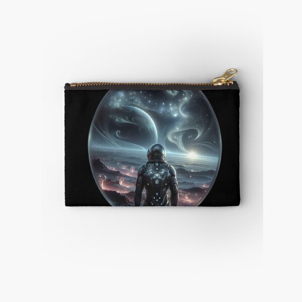 Item preview,  Cosmic Explorer Gazing at Distant Galaxy designed and sold by IllumeInk.
