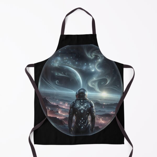 Item preview,  Cosmic Explorer Gazing at Distant Galaxy designed and sold by IllumeInk.