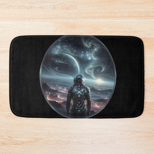 Item preview,  Cosmic Explorer Gazing at Distant Galaxy designed and sold by IllumeInk.