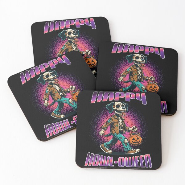Item preview, Happy Howl-oween Funny Halloween Dog Saying designed and sold by LuminOrb.