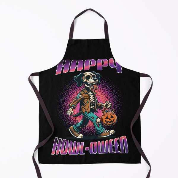 Item preview, Happy Howl-oween Funny Halloween Dog Saying designed and sold by LuminOrb.