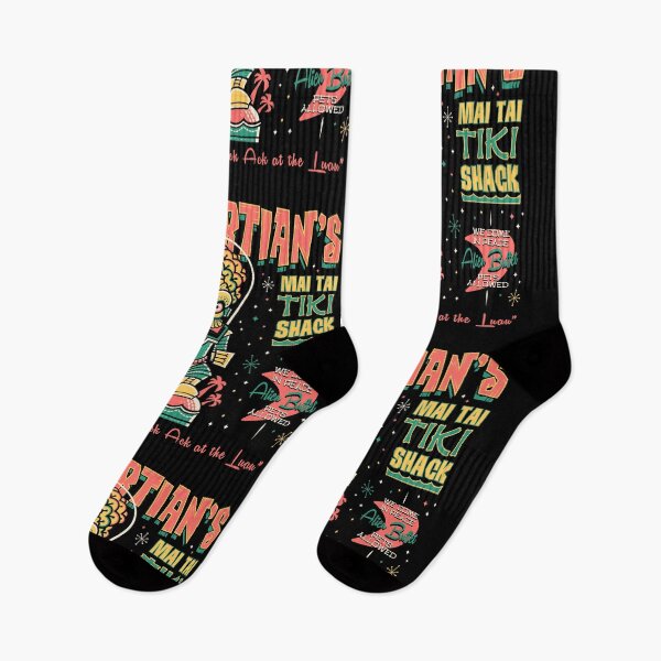 Item preview, Martian Mai Tai Tiki - Creepy Cute - Vintage Retro Surf Vacation designed and sold by Nemons.