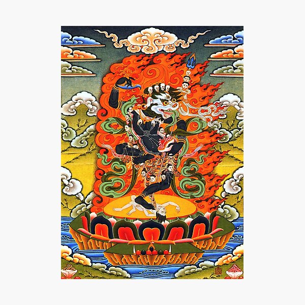 Item preview,  Lion Faced Dakini Simhamukha Thangka designed and sold by Onodera.