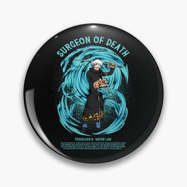 Item preview, TRAFALGAR D. WATER LAW designed and sold by StickerDonArt.