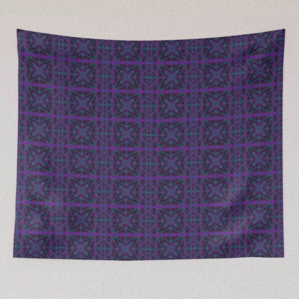 Item preview, Blue and purple circle with a pattern. designed and sold by TenderSoar.