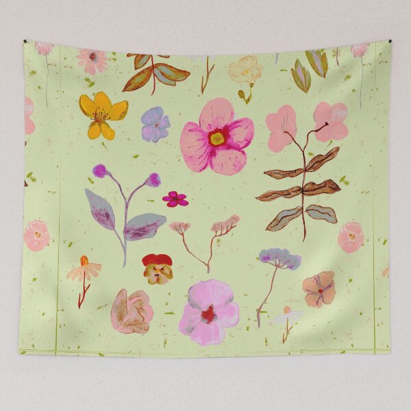 Artikelvorschau, Vintage Botanicals - Blumenmuster entworfen und verkauft von bowsbotanicals.