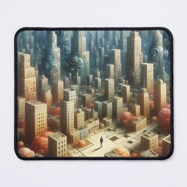 Item preview, A surrealist cityscape  designed and sold by Michaelragheb.