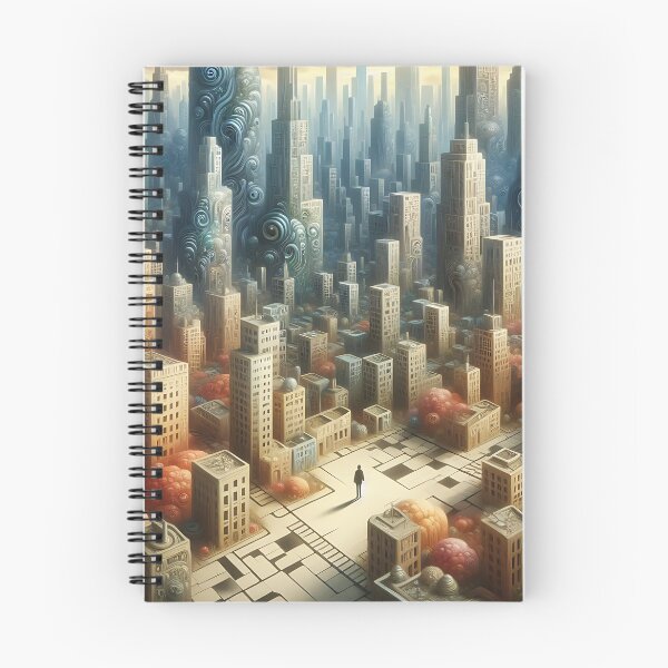 Item preview, A surrealist cityscape  designed and sold by Michaelragheb.