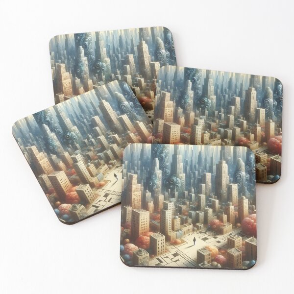 Item preview, A surrealist cityscape  designed and sold by Michaelragheb.