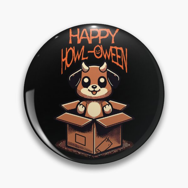 Item preview, Happy Howl-oween Funny Dog Halloween Saying designed and sold by LuminOrb.
