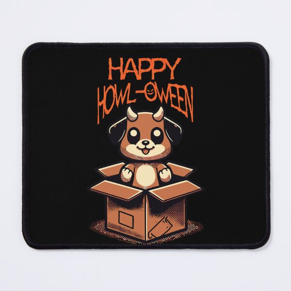 Item preview, Happy Howl-oween Funny Dog Halloween Saying designed and sold by LuminOrb.
