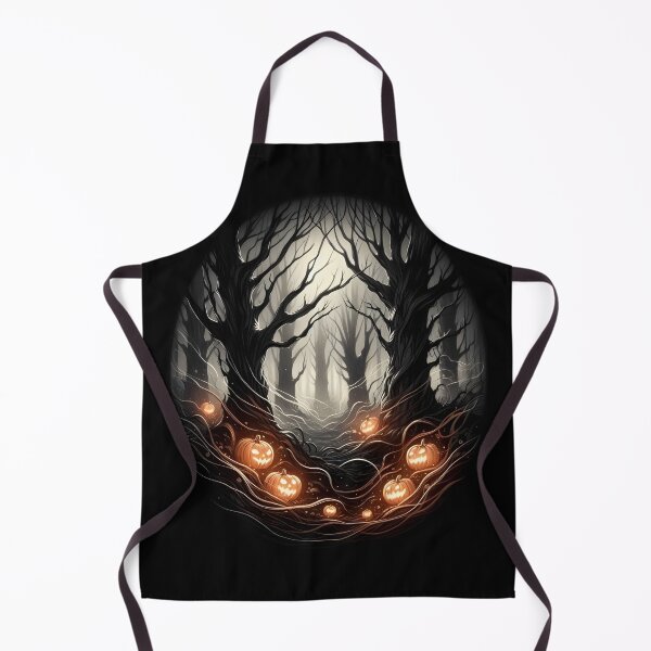 Item preview,  Enchanted Halloween Forest with Glowing Pumpkins designed and sold by IllumeInk.