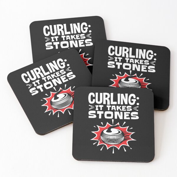 Item preview, Curling It Takes Stones Funny Winter Sport designed and sold by jaygo.